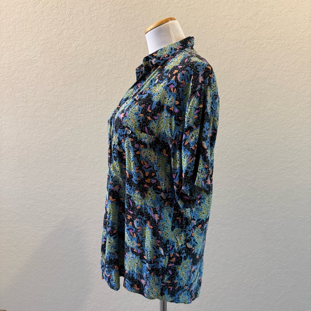Vintage Santana Funky Paisley Shirt - Picture 3 of 9